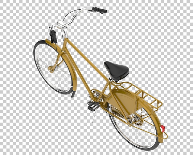 PSD realistisches fahrrad isoliert auf transparentem hintergrund 3d-rendering-illustration