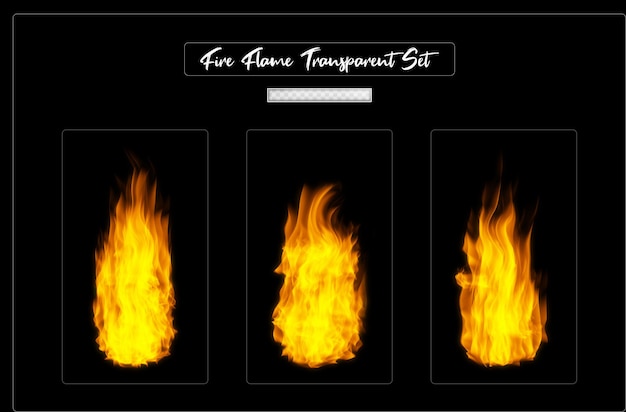 Realistisches Feuerflammen-Effekt-Set