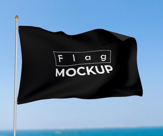 Realistisches Flaggenmodell