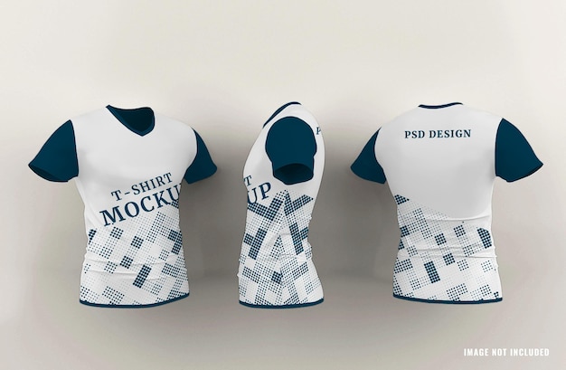 PSD realistisches mann-t-shirt-modell vorlage modekonzept