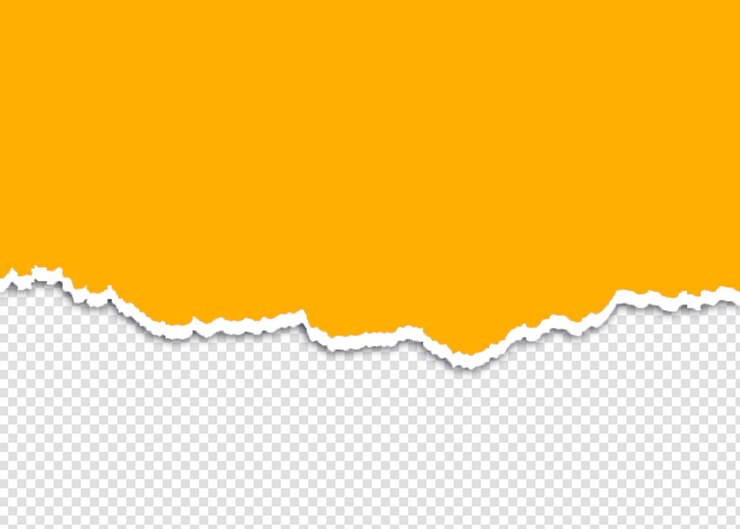 PSD realistisches mockup von papierrissen-textur-design