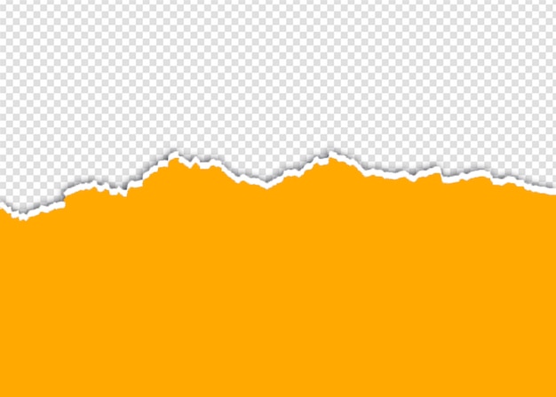 Realistisches Mockup von Papierrissen-Textur-Design
