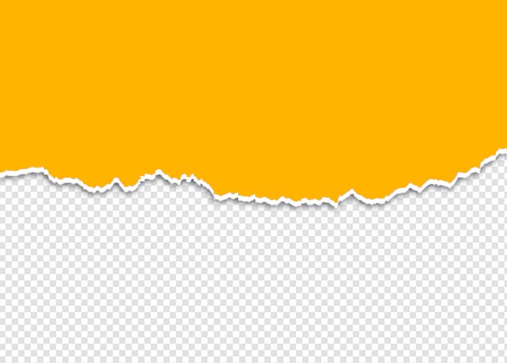 Realistisches Mockup von Papierrissen-Textur-Design