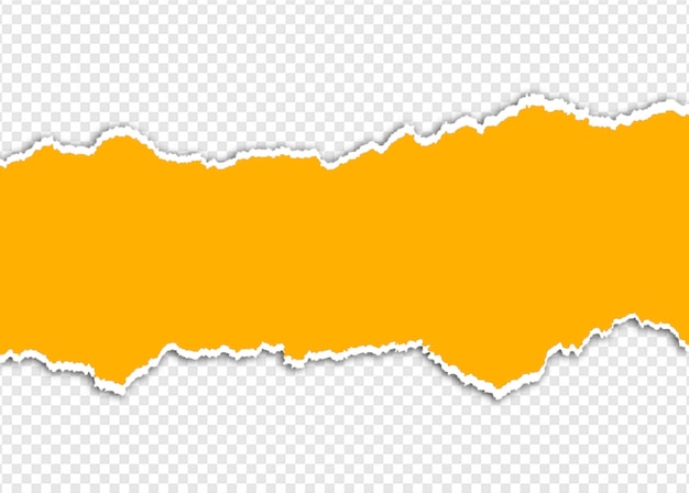 Realistisches Mockup von Papierrissen-Textur-Design