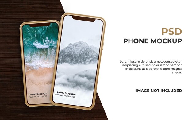 Realistisches Smartphone-Modell.