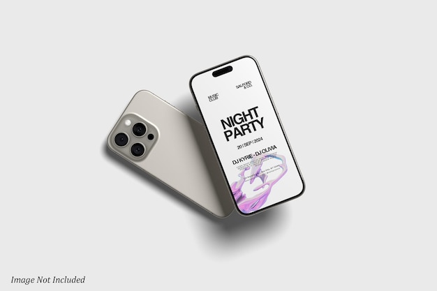 Realistisches Telefon-Mockup-PSD