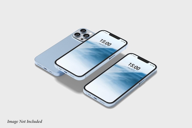 Realistisches Telefonmodell Premium Psd