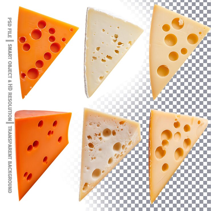 PSD rebanadas de queso
