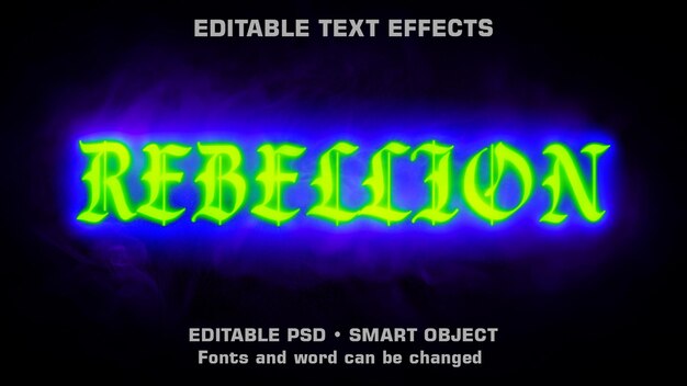 Rebellion-Text-Effekt