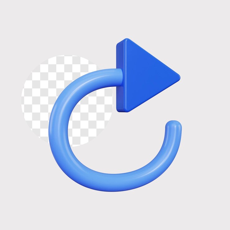 PSD recarga 3d con estilo de línea
