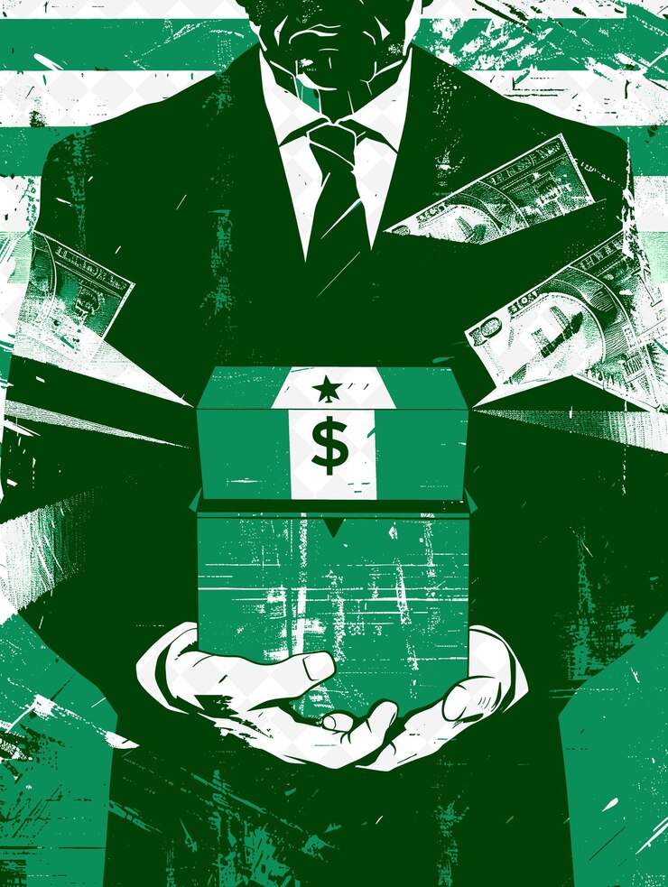PSD recaudación de fondos con un candidato presidencial que acepta bitcoin d ilustración plana de la campaña electoral