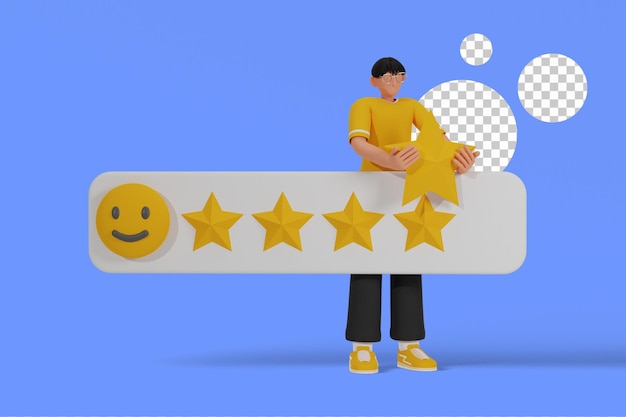 Recensione positiva Illustrazione 3D