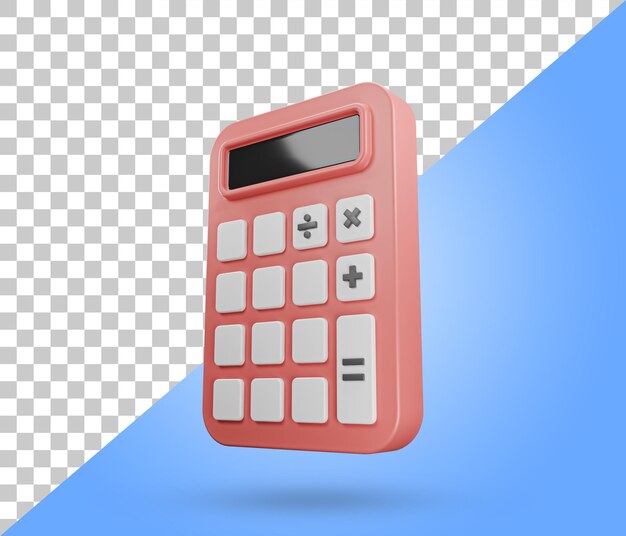 Rechner 3D-Symbol. 3D-Darstellung