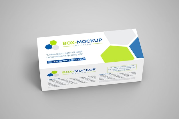 Rechteckige box mockup