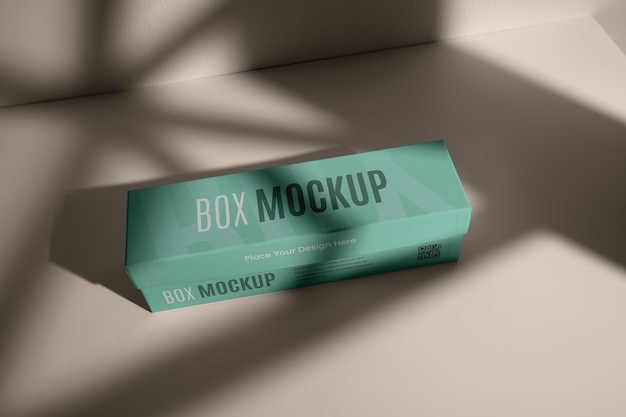 Rechteckiges Box-Mock-up-Design