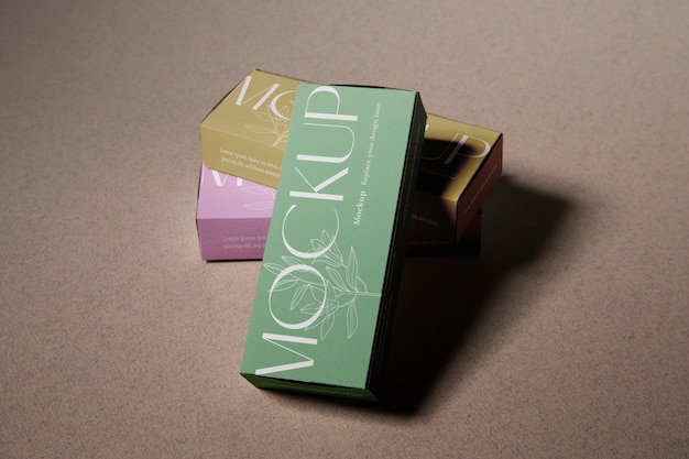 Rechteckiges Pappmodell-Design