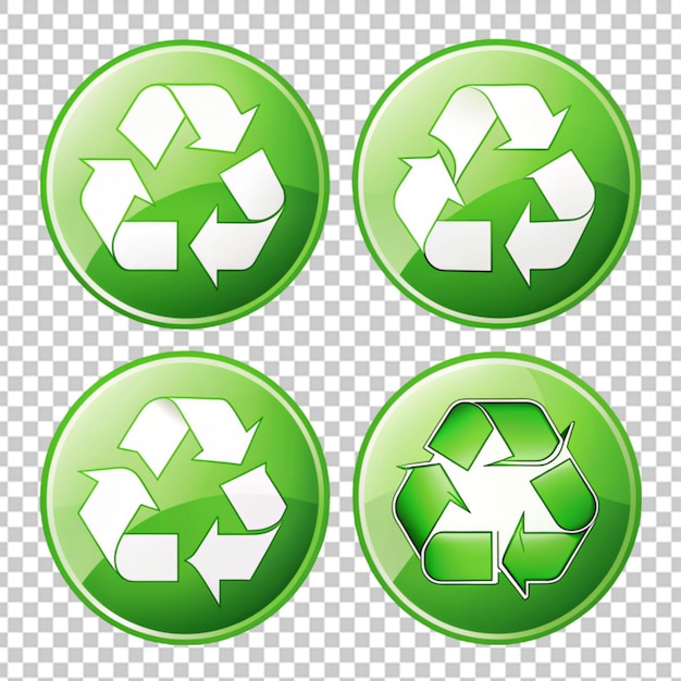 Reciclar la ilustración 3D Reciclar el icono 3D