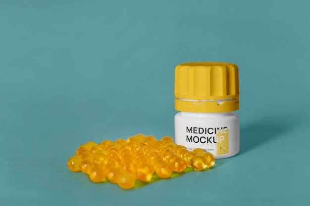 PSD récipient en plastique médicinal pour les pilules