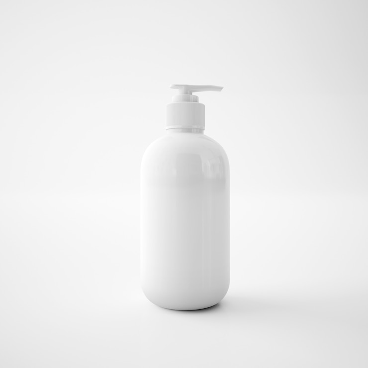 PSD récipient de savon blanc