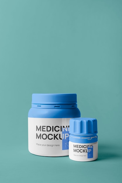 Recipiente plástico medicinal para comprimidos