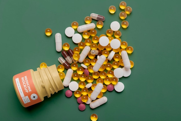 Recipiente plástico medicinal para comprimidos