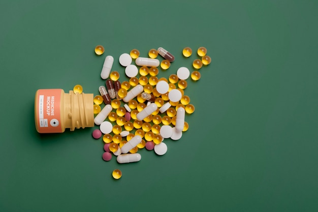 Recipiente plástico medicinal para comprimidos
