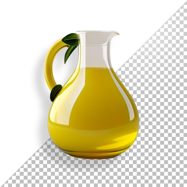 recipiente tradicional de aceite de oliva de Hanukkah con efecto 3D
