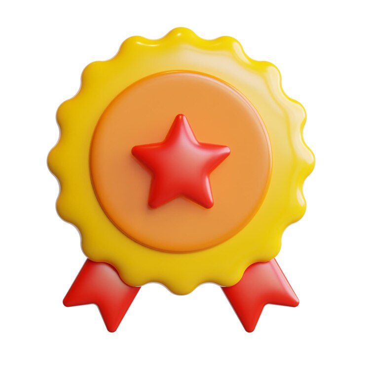 PSD recompensa 3d concepto de ventas icono de ilustración de renderizado de alta calidad