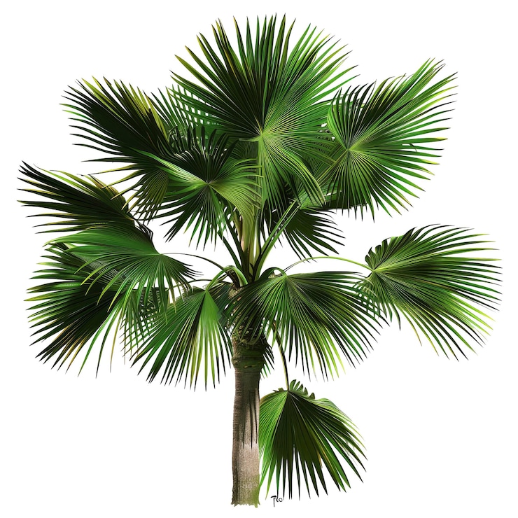 PSD recorte pritchardia_pacifica_fiji_fan_palm fundo transparente