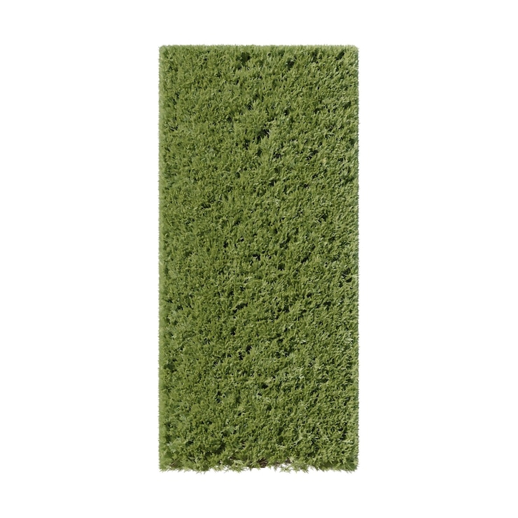 PSD rectângulo de tapete de grama verde artificial