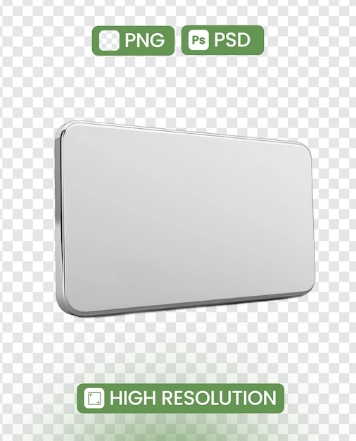 Rectángulo de fondo transparente PNG Gráfico vectorial aislado de una forma rectangular simple