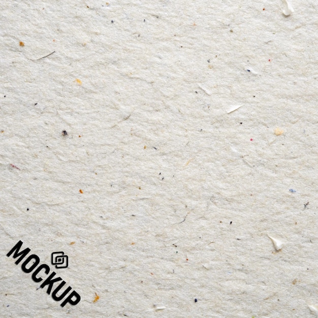 Recycled paper logo mockup