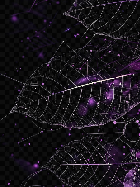 PSD red de araña con una red de arañas en un fondo oscuro