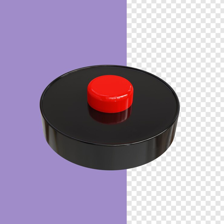 PSD red button