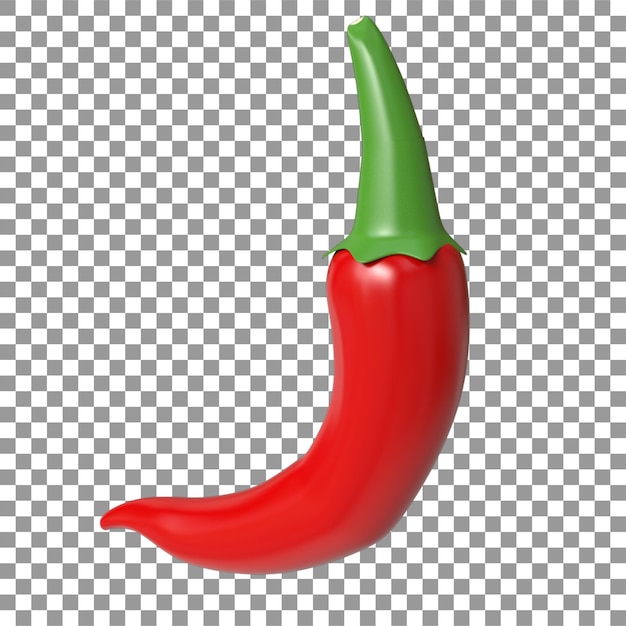 PSD red chili 3d apimentando seu design em três dimensões