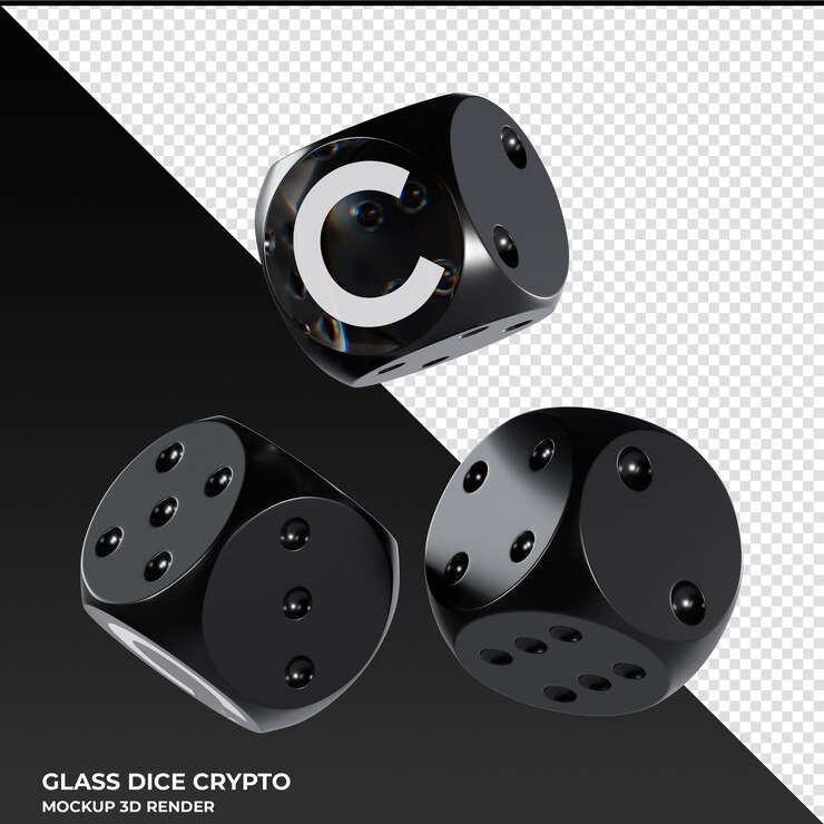 PSD red de dados celer celr dados de vidrio crypto icono 3d