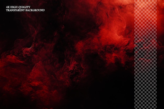 Red gradient background dark red color scheme dark atmos on transparent background
