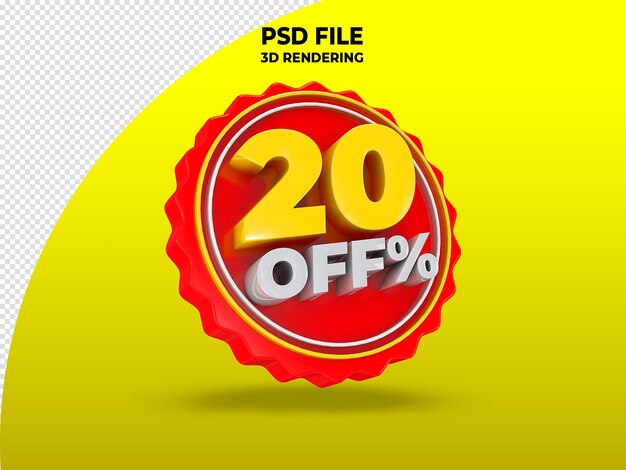 Red oferta especial 3d render