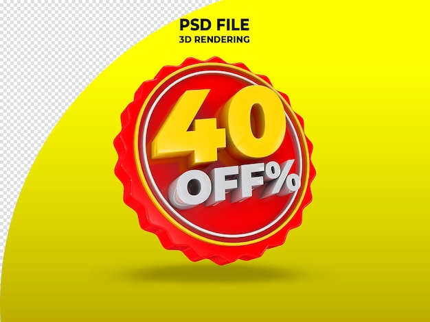 Red oferta especial 3d render