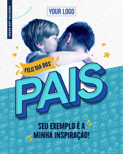 PSD redes sociais a4 feliz dia das mães minha inspiração