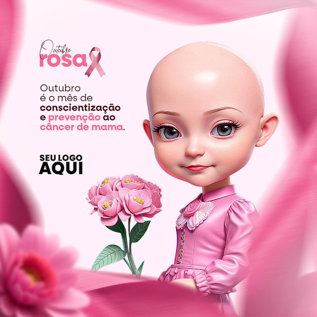 Redes sociais do psd alimentam câncer de mama se cuida outubro rosa