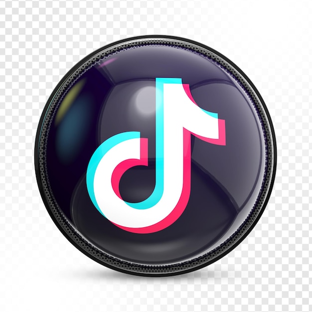 PSD redes sociais tiktok 3d