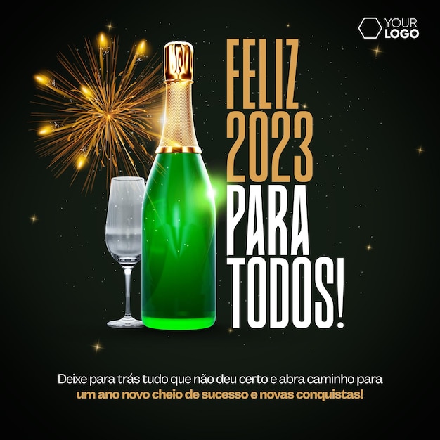 Redes sociales alimentan feliz 2023 para todos