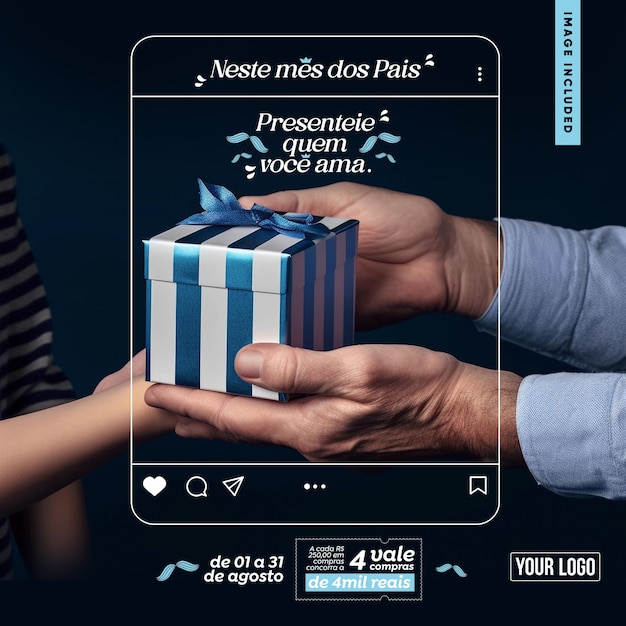 PSD las redes sociales alimentan este regalo de los padres039 mes a quién amas