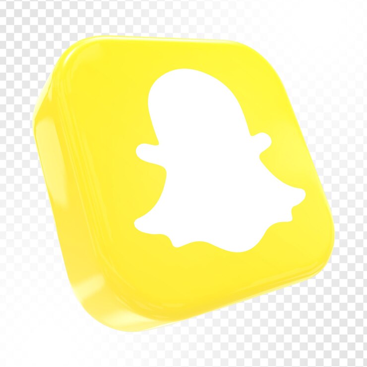 PSD redes sociales snapchat 3d nuevo estilo