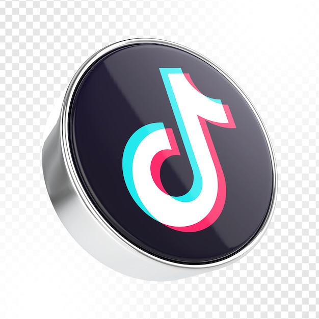 PSD redes sociales tiktok 3d nuevo estilo de diseño