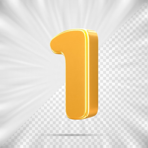 Réduction de vente 3d Étiquette de prix en pourcentage numéro 1 pour le concept de promotion de vente à prix réduit par 3d render