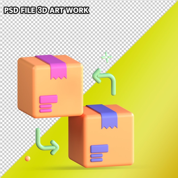 PSD reemplazar icono 3d