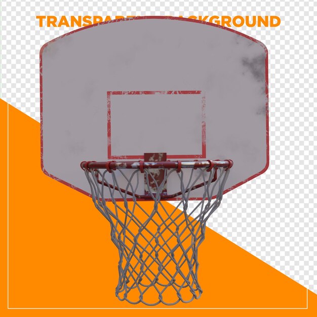 Refaire un cerceau de basket 3D avec un fond transparent