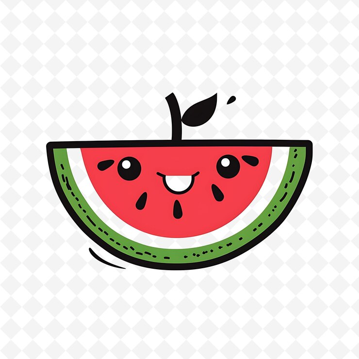 PSD refrescante logotipo de sandía con rebanadas decorativas y un juego de diseños vectoriales creativos y minimalistas
